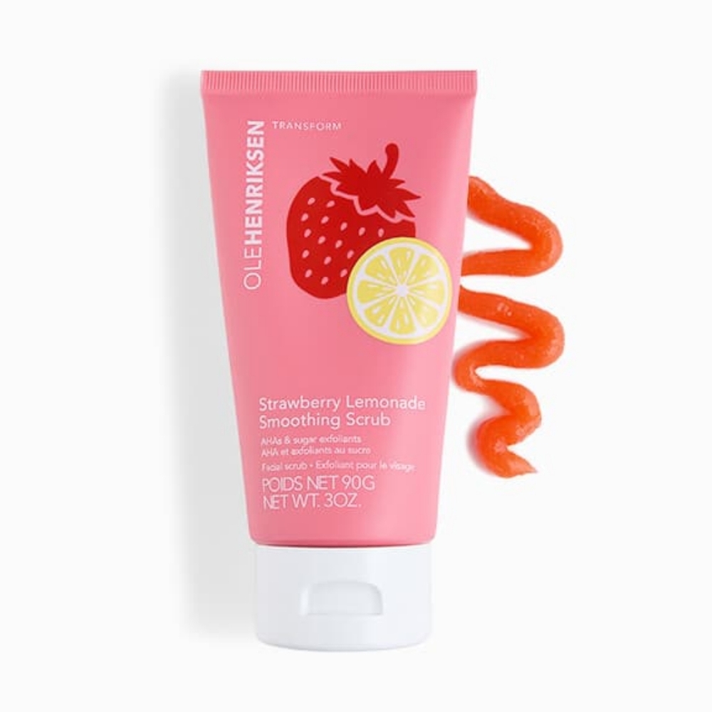 🆕OLEHENRIKSEN 10% AHA Strawberry Lemonade Smoothing Scrub